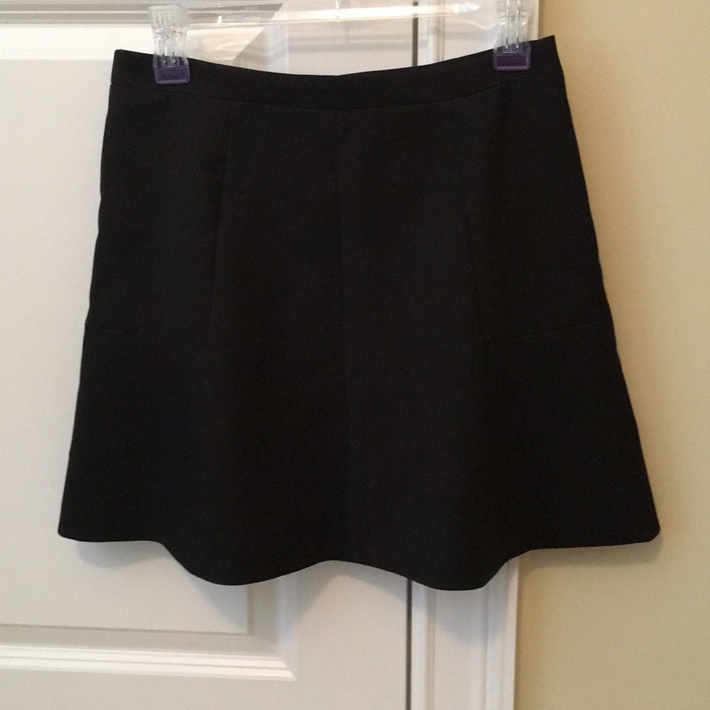 J Crew Black Mini Skirt
